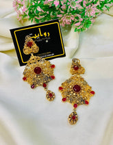 Fancy Earring-430 (Maroon)